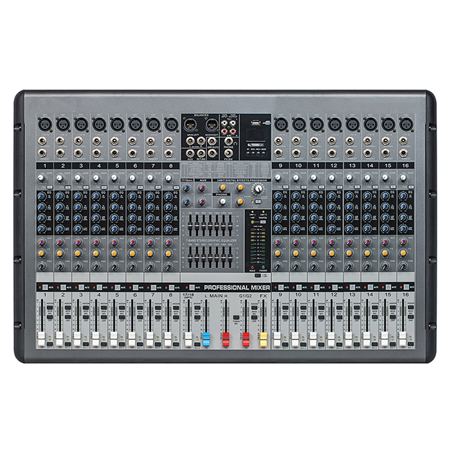 16 Channel Powered Mixer